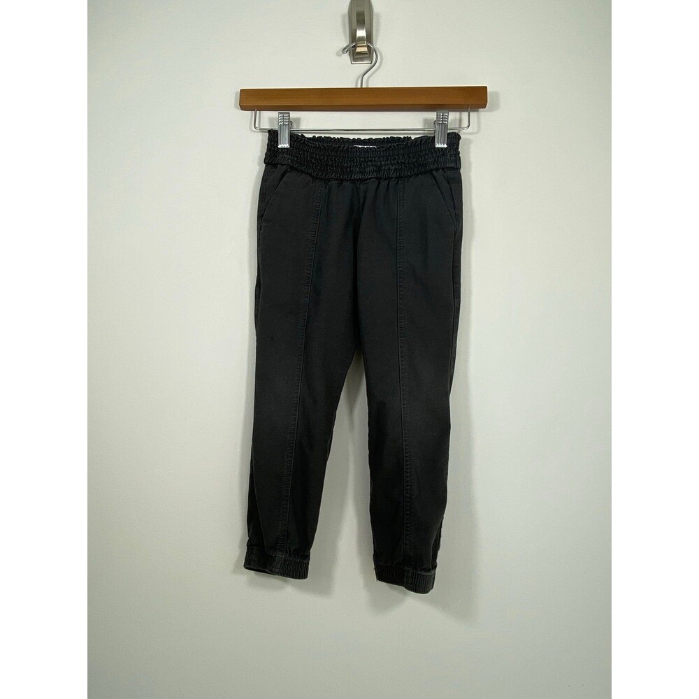 Abercrombie Kids Jogger Pants Size 5/6 Black Elastic Waist Casual
